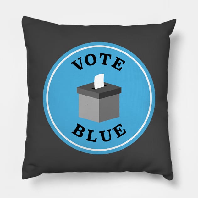 Vote Blue - Democrat Election Pillow by Football from the Left