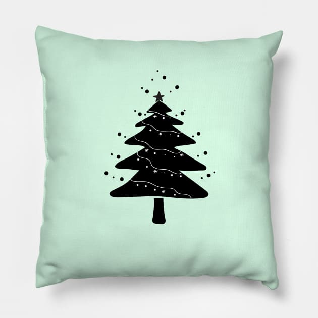Christmas Tree Pillow by owhalesumi