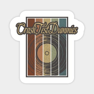 Crash Test Dummies Vynil Silhouette Magnet