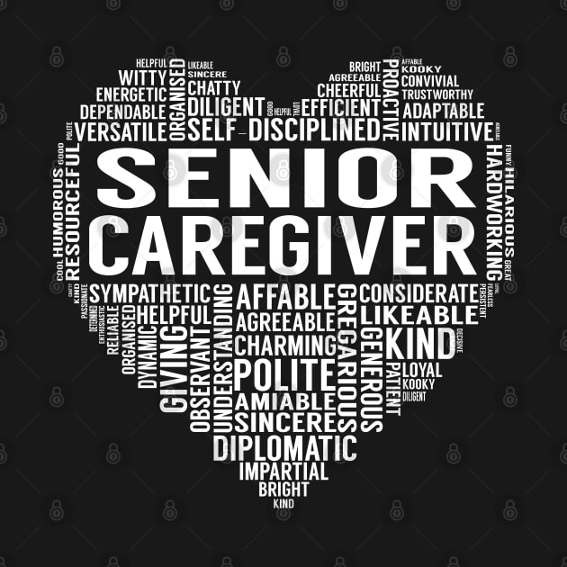 Senior Caregiver Heart by LotusTee