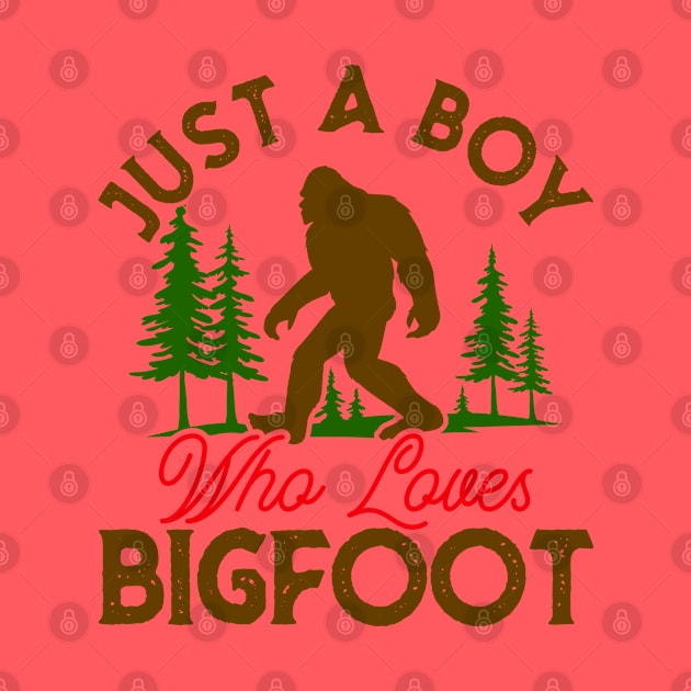 Boy Who Loves Bigfoot by machmigo