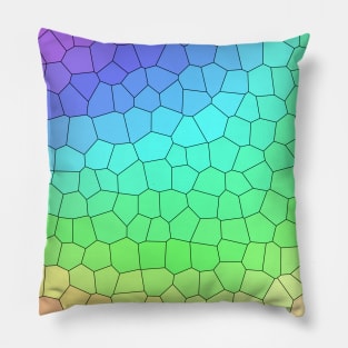 Stained Glass Rainbow Design! Pillow