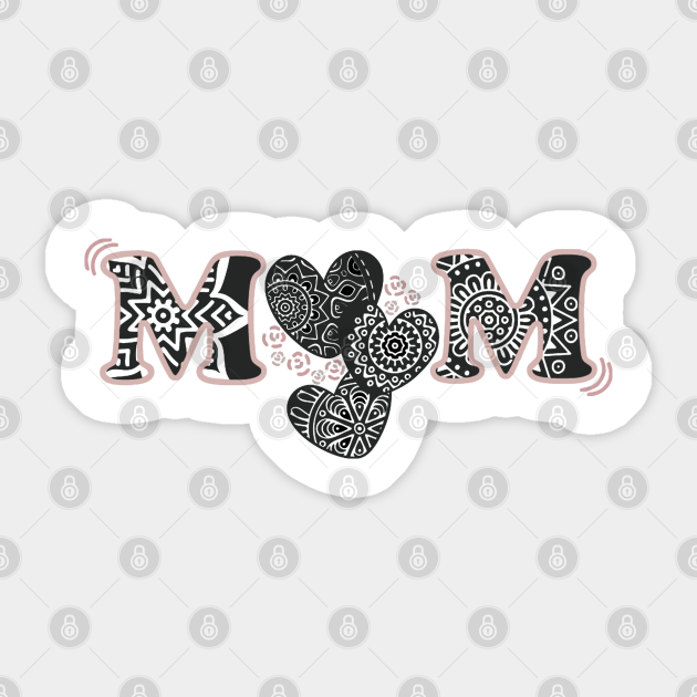 Download Mom Mandala Mom Mandalas Family Sticker Teepublic