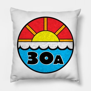 30A Emerald Coast Beach Ocean Vacation Florida Pillow