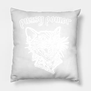 Pussy power shirt Pillow