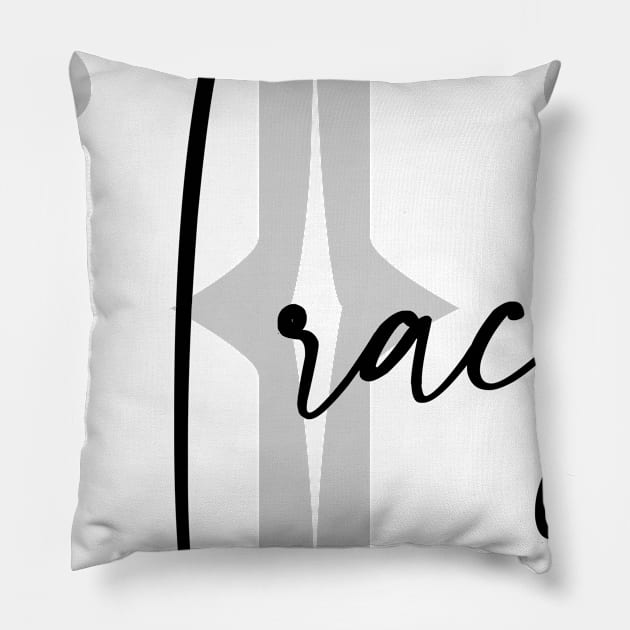 Tracy Second Name, Tracy Family Name, Tracy Middle Name Pillow by Huosani