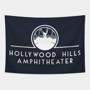 Hollywood Hills Amphitheater - White Tapestry