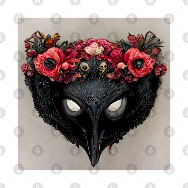 Raven mask by BloodRubyz