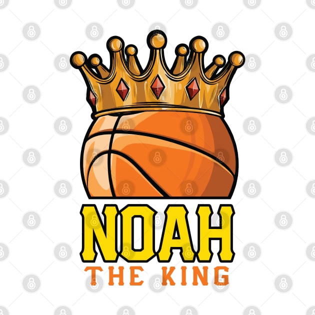 Noah The King Basketball Custom Player Your Name by Baseball Your Name