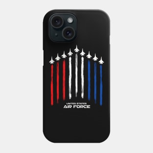 Air Force US Veterans 4th of July T shirt - American Flag T-Shirt Phone Case