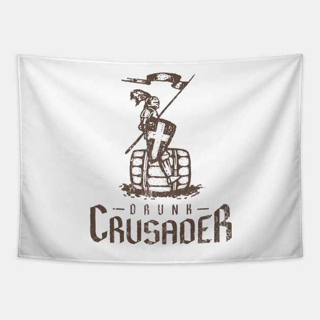 Drunk Crusader Tapestry by JanzDesign