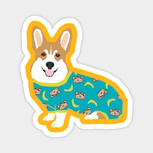 Corgi Pajamas Magnet