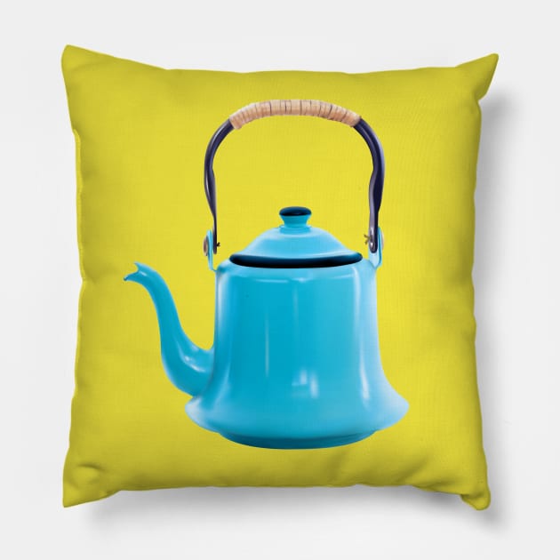 Vintage Coffee Pot Pillow by SWON Design