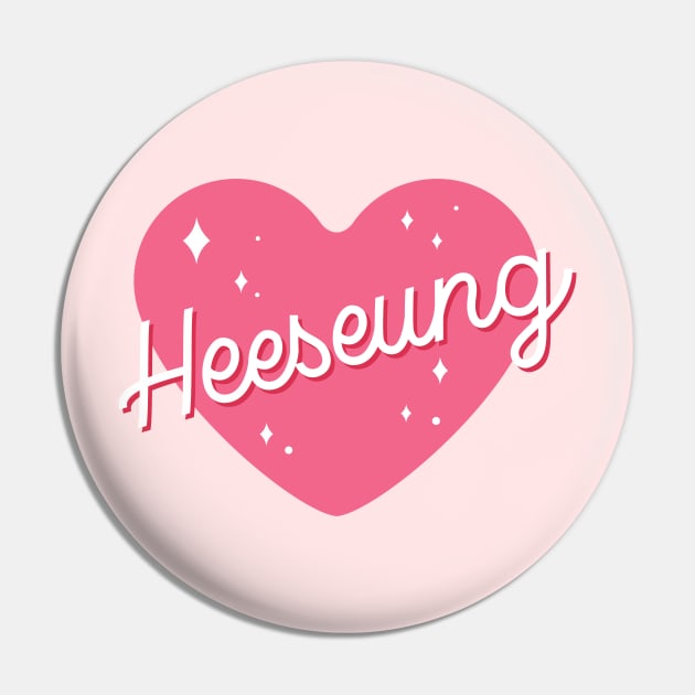 Enhypen Heeseung text pink sparkling heart | Morcaworks Pin by Oricca