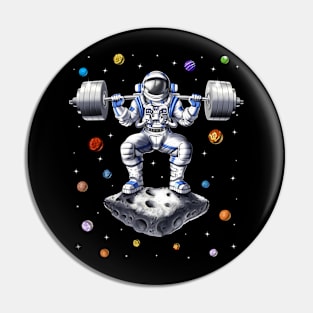 Astronaut Fitness Squats Pin