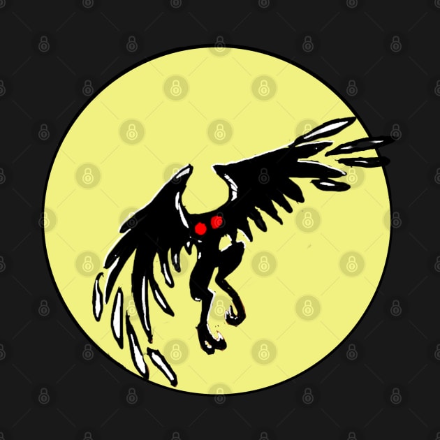 Mothman by Moonlight by TonyBreeden