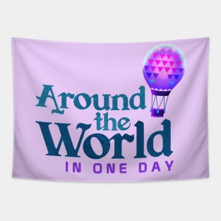 Around the World in One Day Tapestry