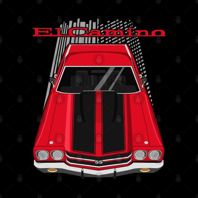 Chevrolet El Camino SS 1970 - red by V8social