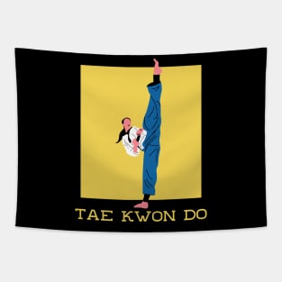 Tae Kwon Do - Girl Kicking Tapestry