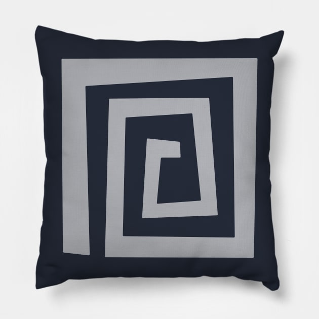 The Hollow – Spiral Pillow by GraphicGibbon