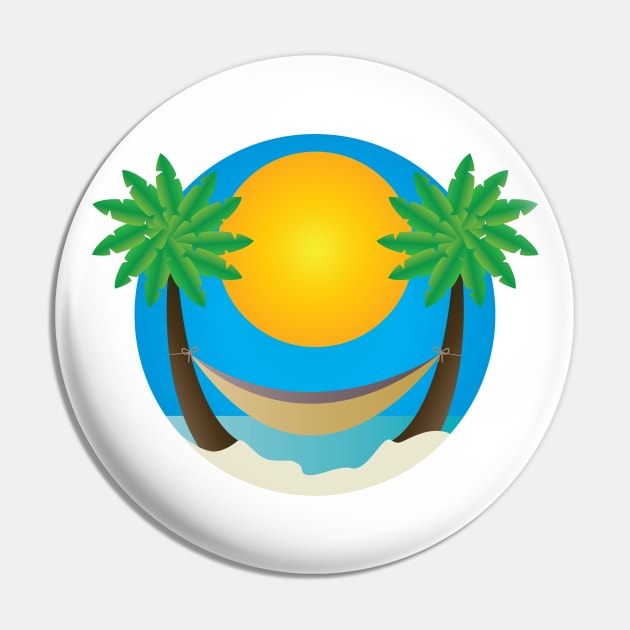 Hammock palm trees sun beach Pin by Insignis