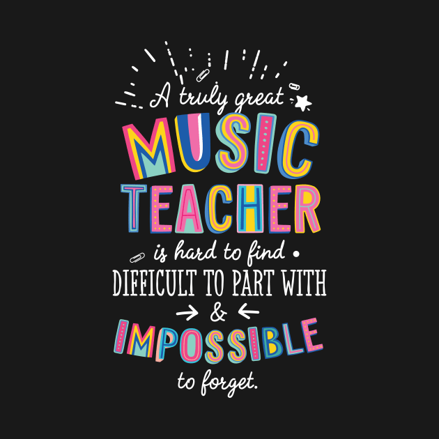 A truly Great Music Teacher Gift - Impossible to forget by BetterManufaktur