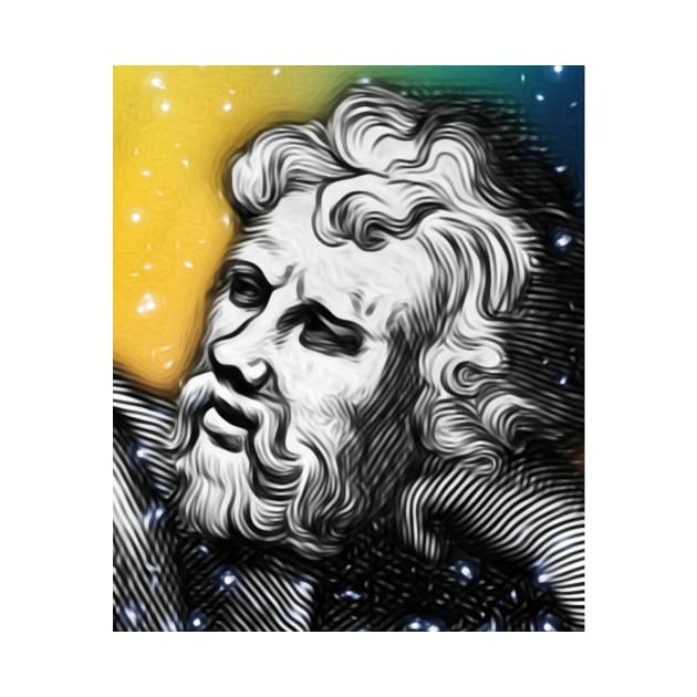 Epictetus Portrait | Epictetus Artwork by JustLit