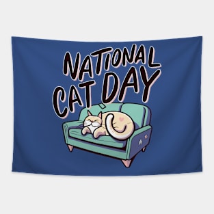 National Cat Day – October 29 Tapestry