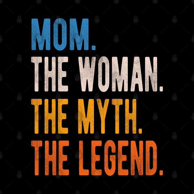 Mom The Woman The Myth The Legend Mothers Day by LEGO