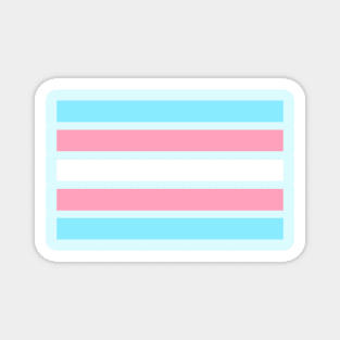 Spaced Trans Pride Flag Magnet