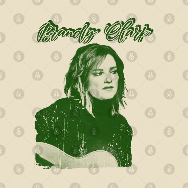 brandy clark - green solid style by Loreatees