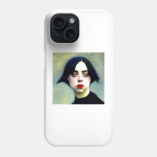 "a painting of "billie e" by "gustav klimpt" Phone Case