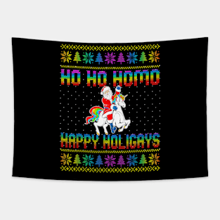 Holi gays Christmas Gay Pride LGBT Tapestry