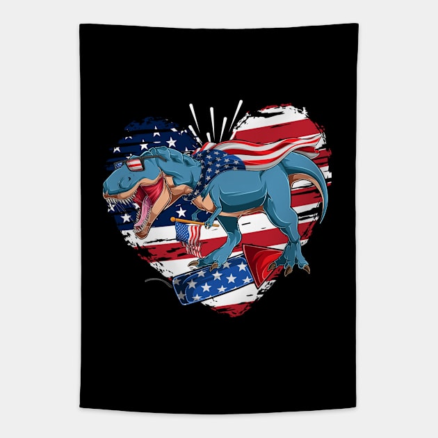 Funny 4th Of July 2021 Fourth Of July For Men's And Women's For 4th Of July Celebration Birthday Tapestry by dianoo