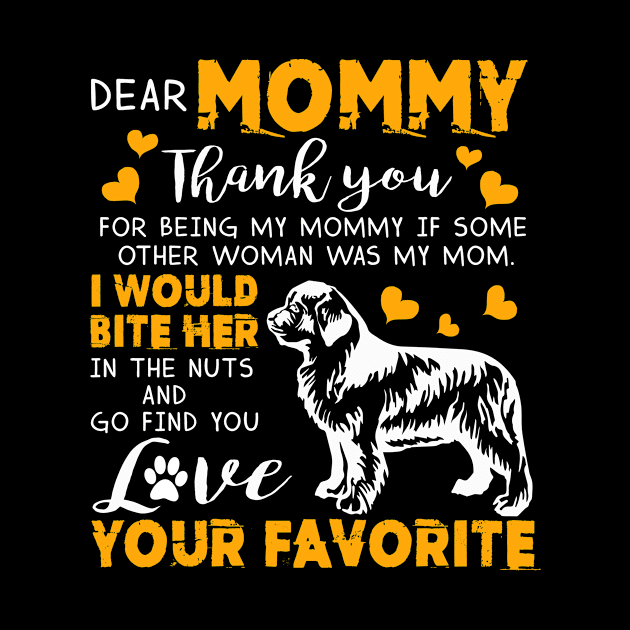 Tibetan Terrier Dear Mommy Thank You For Being My Mommy by Xonmau