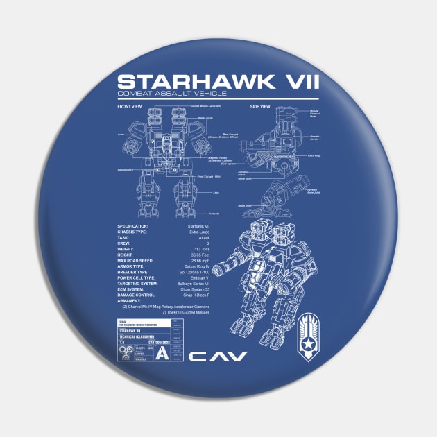 2022 CAV-CON (DARK ALTERNATE) OFFICIAL Pin by Talon Games