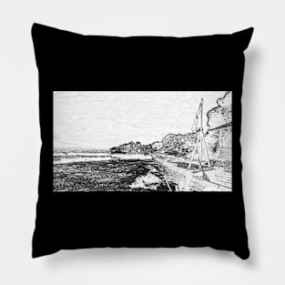 Black & White Sea Pillow