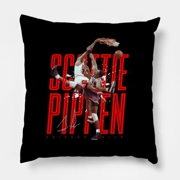 Scottie Pippen Pillow by binchudala