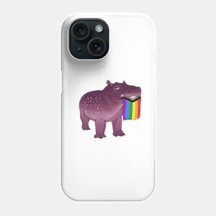 Pride Hippo Phone Case