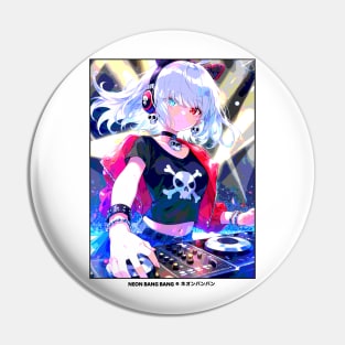 Japanese Anime Girl Streetwear - DJ Pin