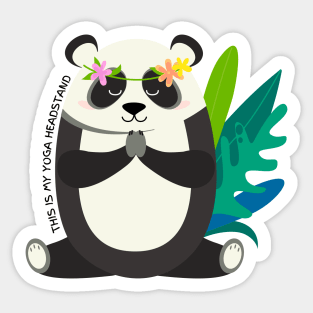 Panda Yoga Stickers for Sale