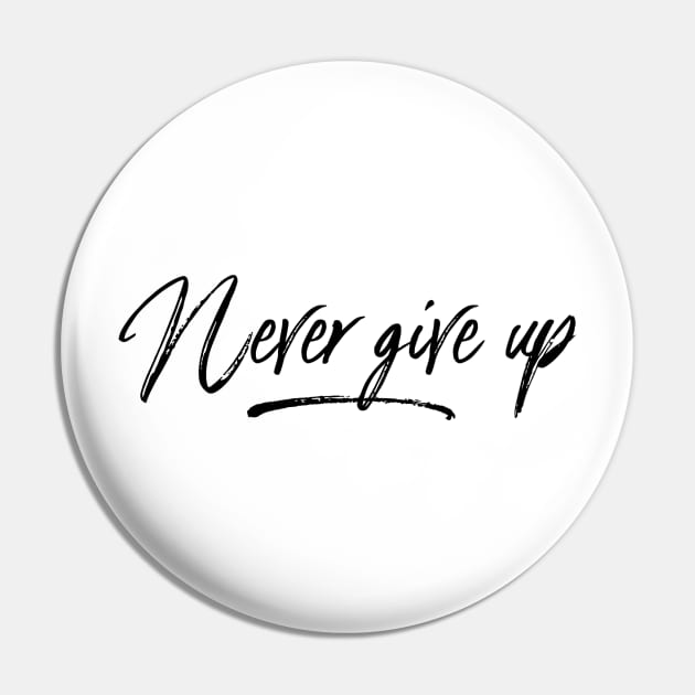 never give up Pin by GMAT