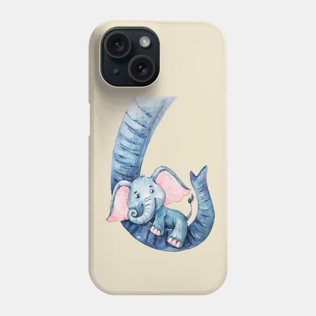 BaBy Elephant Phone Case by Mako Design 