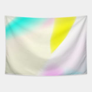 yellow pink blue white texture art Tapestry