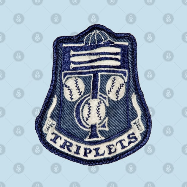 Binghamton Triplets Logo Patch by Designs by TheGM 