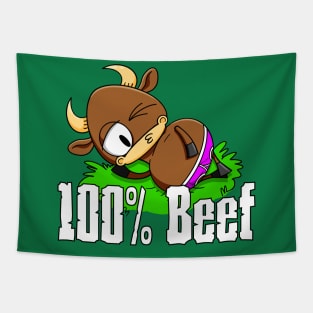 100% Beef Tapestry