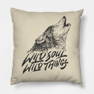 Wolf - Wild Soul Wild Things Pillow