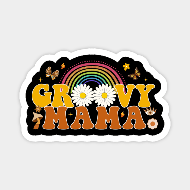 Groovy Mama Rainbow Magnet by Hensen V parkes