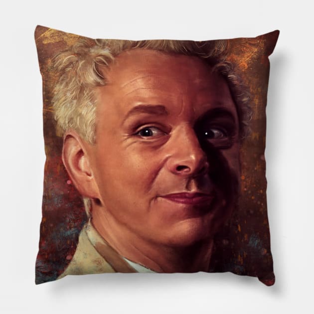 Aziraphale Pillow by andycwhite