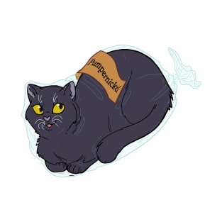 Catloaf: Pumpernickel (Black) T-Shirt